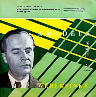 10  Beethoven, Webersinke – Konzert Für Klavier Und Orchester Nr. 2 B-dur Op. 19 (Velmi pěkný stav i zvuk.)