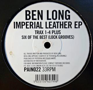 12  Ben Long ‎– Imperial Leather EP (Deska je lehce ohraná s jemnými vlásenkami. Obal v dobrém stavu.)