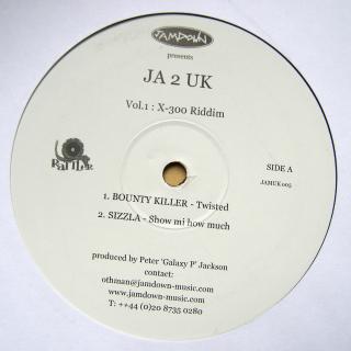 12&quot; Various ‎– JA 2 UK - Vol.1 : X-300 Riddim