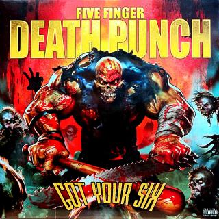 2xLP Five Finger Death Punch – Got Your Six (Rozevírací obal. Top stav i zvuk! )
