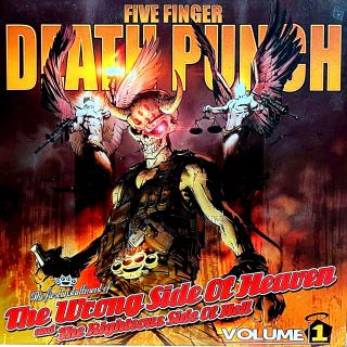 2xLP Five Finger Death Punch – The Wrong Side Of Heaven And The Righte... Vol. 1 (Rozevírací obal. Top stav i zvuk! )
