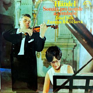 2xLP Händel, Suk, Růžičková – Sonáty pro housle a cembalo (Rozevírací obal. Top stav i zvuk! )