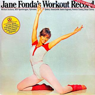 2xLP Jane Fonda – Jane Fonda's Workout Record New And Improved (Rozevírací obal, včetně brožury. Velmi pěkný stav i zvuk!)