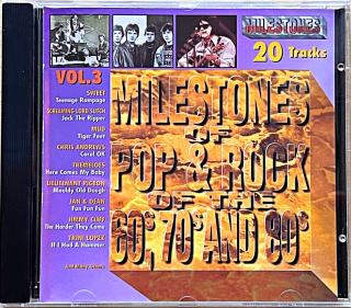 CD Various – Milestones Of Pop &amp; Rock Of The 60s, 70s And 80s Vol. 3
