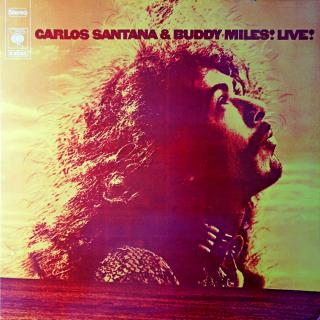 LP Carlos Santana &amp; Buddy Miles ‎– Carlos Santana &amp; Buddy Miles! Live! (Deska i rozevírací obal jsou ve velmi dobrém stavu.)