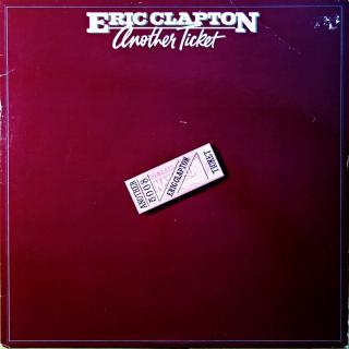 LP Eric Clapton ‎– Another Ticket (Deska mírně ohraná s jemnými vlásenkami a drobnými oděrkami. Originální vnitřní obal s barevným potiskem. (Album, Misprint, Promo, RX-1-3095, USA, 1981, Blues Rock, Folk Rock, Classic Rock))
