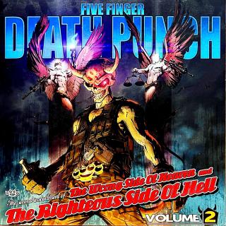 LP Five Finger Death Punch – The Wrong Side Of Heaven And The Righteous...Vol. 2 (Rozevírací obal. Top stav i zvuk! )