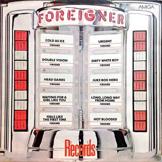 LP Foreigner ‎– Records (Velmi pěkný stav i zvuk.)