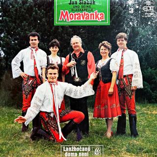 LP Jan Slabák Und Seine Blaskapelle Moravanka – Lanžhočanů Doma Není (Top stav i zvuk!)