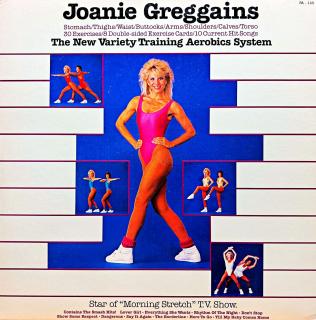 LP Joanie Greggains – The New Variety Training Aerobics System (Včetně příloh (8 listů). Velmi pěkný stav i zvuk.)