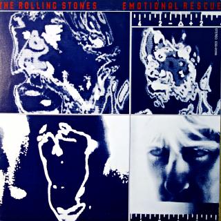 LP The Rolling Stones ‎– Emotional Rescue (Japonské vydání. Na desce pouze jemné vlásenky. Obal ve velice dobrém stavu.)