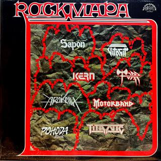 LP Various ‎– Rockmapa 1 (Včetně orig. vnitřní obal s potiskem. Velmi pěkný stav i zvuk!)