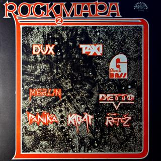 LP Various ‎– Rockmapa 2 (Včetně přílohy s tracklistem. Top stav i zvuk!)