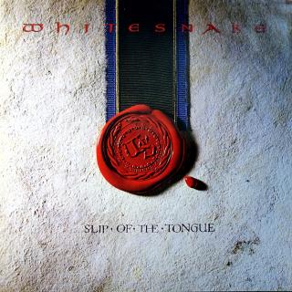 LP Whitesnake ‎– Slip Of The Tongue (Deska mírně ohraná, hodně jemných vlásenek. Obal ve velmi dobrém stavu.)