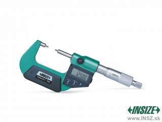 Digitálny mikrometer s extra tenkými meracími plochami 100-125/0,001 mm, typ A INSIZE