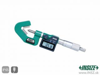 Digitálny strmeňový mikrometer s prizmatickými meracími plochami 45-65/0,001 mm IP65 INSIZE