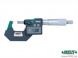 Metrický digitálny mikrometer vonkajší 75-100/0,001 mm IP65, dátový výstup INSIZE