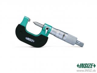 Strmeňový mikrometer na meranie krimpovacej výšky 0-25/0,01 mm, typ B, INSIZE