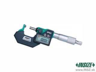 Strmeňový mikrometer na rúrky s guľovou meracou plochou 75-100/0,001 mm, typ A INSIZE