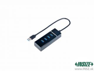 Štvorportový rozbočovač adaptér USB / USB INSIZE