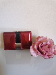 Dámska kožená peňaženka červena koža