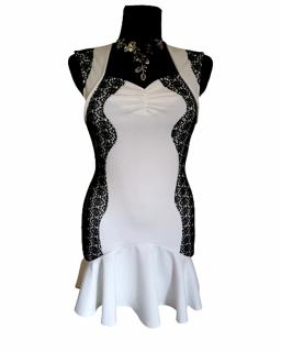 Design Eva šaty dámske elegantné na ramienka