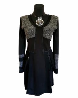 Design Eva šaty dámske športové čierne