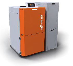 EG PELLET EVO 10 kW kotol na spaľovanie peliet, zásobník 368 L