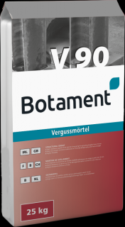 Botament V 90 - pevnostná zalievacia hmota Balenie/hmotnosť: paleta 42 vriec = 1050 kg