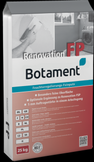 Renovation FP, Špeciálna omietka na vlhké murivo – jemná Balenie/hmotnosť: 25 kg
