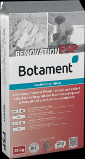 Renovation FSP, špeciálna omietka na vlhké murivo Balenie/hmotnosť: 25 kg