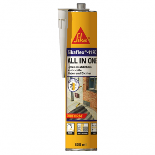 Sika Sikaflex®-11 FC Purform®  - Mnohoúčelové elastické lepidlo a tmel na tesnenie škár Farba: biela, Objem: 300 ml