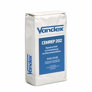 VANDEX CEMREP 202, rýchlotuhnúca opravná malta