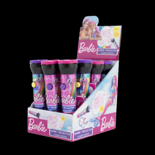 Barbie projektor  Pop lízanky 14g(12ks) (lízanka komprimát a led svetielko)
