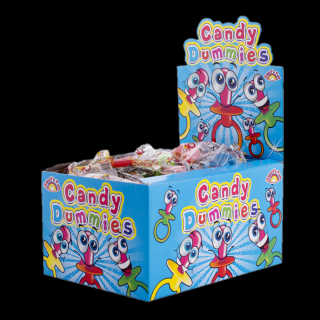 Candy Dummies lízanka 4g x 45ks (lízanka cumlík 4g &amp; prstienok)