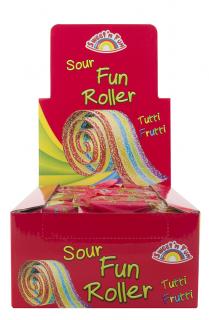Fun Roller tutti Frutti želé pásik 20g(40ks) (Fun Roller tutti Frutti želé pásik 20g)