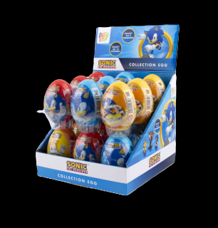 Sonic Eggs s cukríkmi 10g (Sonic Eggs s cukríkmi 10g x 18 ks)