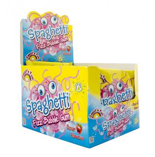 Spaghetti fizz bubble gum žuv. 35g(24ks) (Spaghetti fizz bubble gum žuvačka tutti frutti-mini špagety)