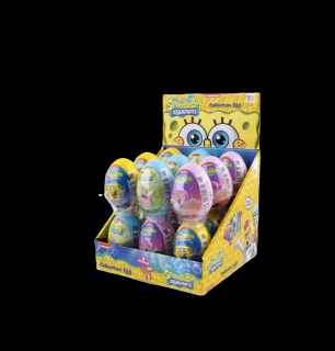 Sponge Bob Eggs s cukríkmi 10g (Sponge Bob Eggs s cukríkmi 10g x 18 ks)