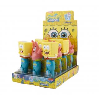 Sponge Bob spin pop lízanka 8g x 12 ks (Sponge Bob spin pop - 12 ks )
