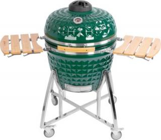 Gril Kamado Egg 26&quot; s kolieskami, priemer roštu 57,4 cm, zelený