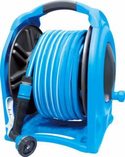 Navíjač AQUACRAFT® 990076, so záhradnou hadicou 1/2&quot;, L-25 m, pištoľ