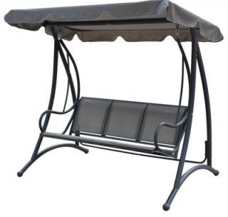 Záhradná hojdačka LENOX, max. 250 kg, PE 160 g/m2 (194 x 119 x 170 cm)