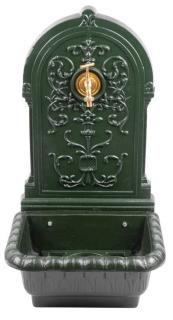 Záhradné umývadlo Gardens WB-005G, zelené - zliatina (440 x 360 x 765 mm)