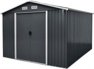 Záhradný domček Strend Pro 301x303x214 cm, plech, antracit