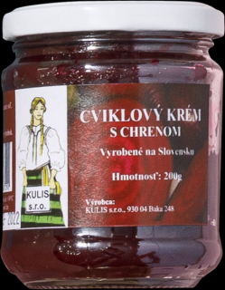 Cviklový krém s chrenom Kulis 200g