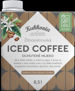 Ľadová káva Iced Coffee 0,5L, Kukkonia