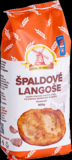 Múčna zmes na špaldové langoše 500g, Kukkonia