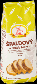 Múčna zmes na špaldový chlieb biely 500g, Kukkonia