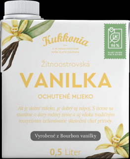 Ochutené mlieko 2,8% - vanilka 0,5L, Kukkonia